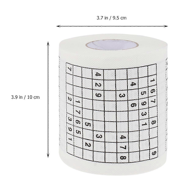 Luova Sudoku Painettu WC-paperi Hauska Paperinen Nenäliina