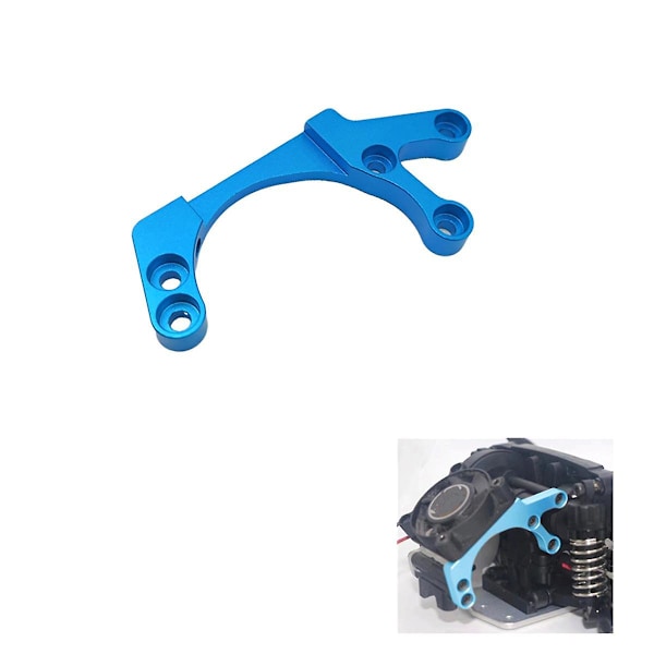 Kylflänsfläkt Motorfäste i Aluminiumlegering för 1/10 XV-01 RC Bil Uppgraderingstillbehör