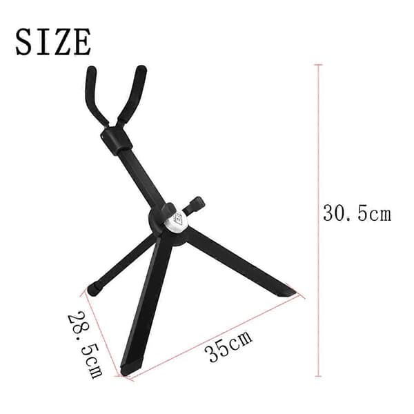 Vertikal Saxofon Bærbar Foldbar Sax Stativ Holder Display Stand
