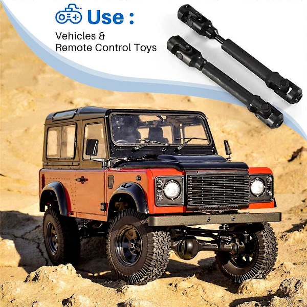2 st Drivaxlar för 313 mm Hjulbas Axial SCX10 & SCX10 II 1/10 RC Bil