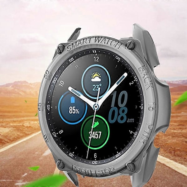 Skyddsfodral Mjuk TPU Anti-fall 41mm/45mm Smart Klocka Ram Skal Skydd för Samsung Galaxy Watch 3 Black 41mm