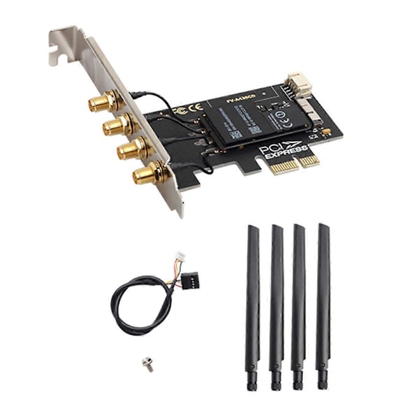 BCM94360CD Hackintosh PCIE Trådlös Adapter 1750Mbps,
