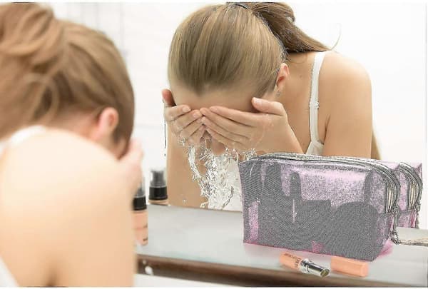 Gennemsigtig Makeuptaske, Rejse Makeuptasker 4 stk.