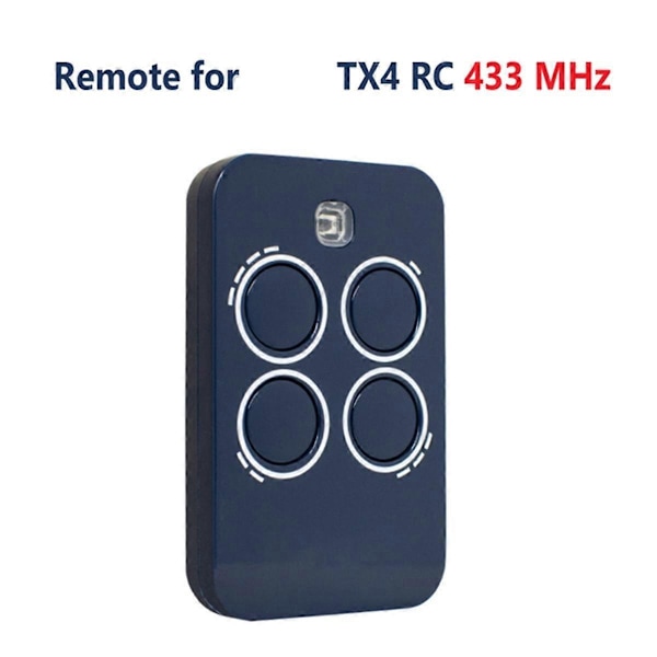 För TX4 Rullande Kod 433MHz Fjärrkontroll Garageportsöppnare