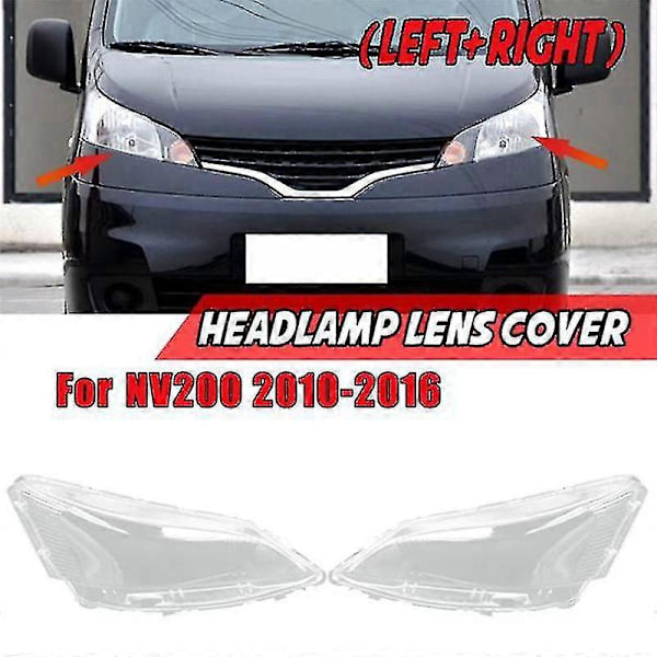 Höger strålkastarhölje Bil Lampskärm Transparent Lins Skydd Strålkastarskydd För Nv200 2010-2018