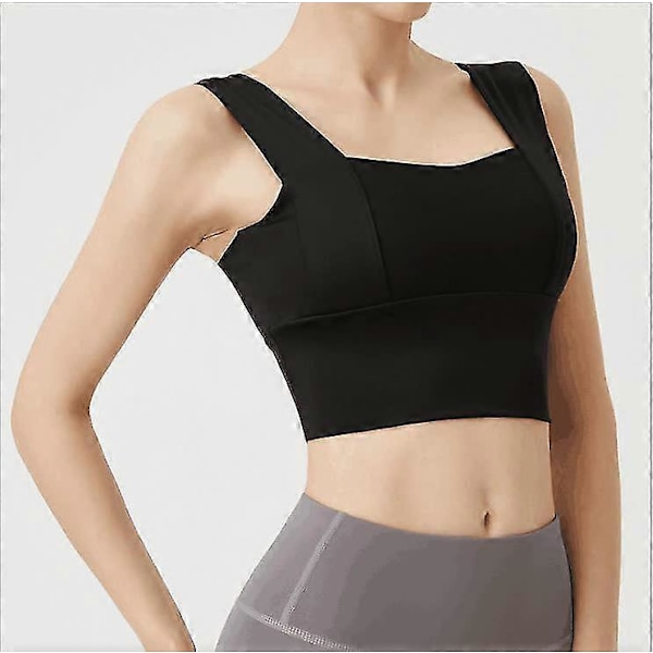 Naisten push-up-muotoileva urheiluliivi black 34A