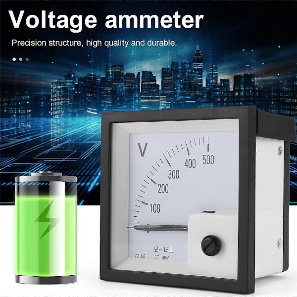 72-L6 Voltmeter 500V Pindtype Spændingsmåler