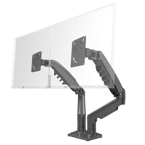 F160 Skrivebords Fjeder Monitor Arm 17-27 tommer Dobbelt Monitor Holder B