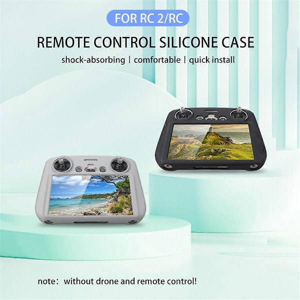 Silikoneetui til DJI Flip/Air 3S/Mavic 3/RC/RC 2 Sleeve Sort