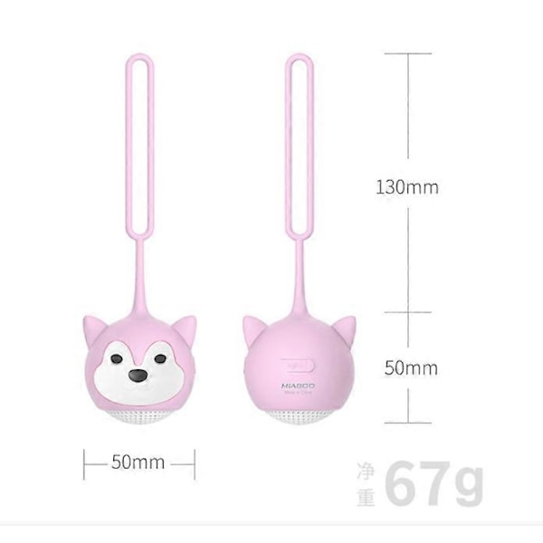 Mini Kaiuttimet Langattomat - 4.2 Audio Kannettava Subwoofer-kaiutin - Söpö Sudenmuotoinen Lasten Kaiutin Ripustusnarulla