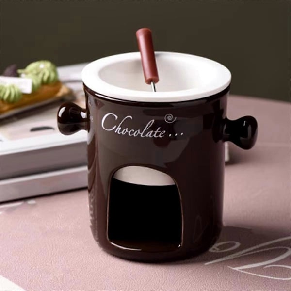 Fondue Muki Keraaminen Suklaan Sulatus Fondue Mukit Punainen