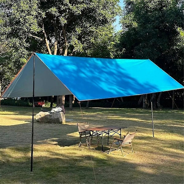 Camping Tarp Vattentät Tält Turist Markis Skugga Trädgård Baldakin Strand Solskydd Utomhus Ultralätt S