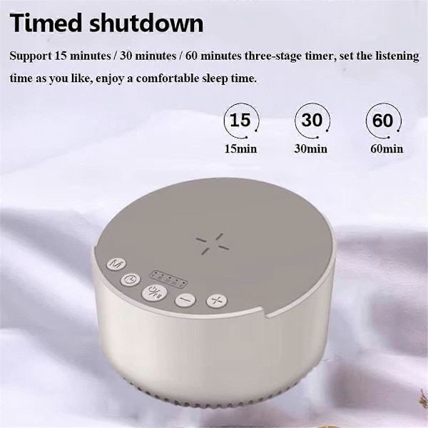 Mini Portabel Vitbrus Bluetooth Högtalare med 15W Laddning