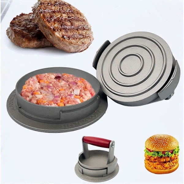 Burgerpress Patty Maker Non-Stick, Fylld Hamburgare Patty Form