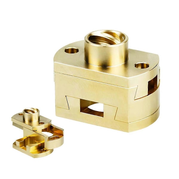 1 ST Oldham Koppling T8x8 Mutter 18mm Kopplare Kompatibel med T8x8 Skruv