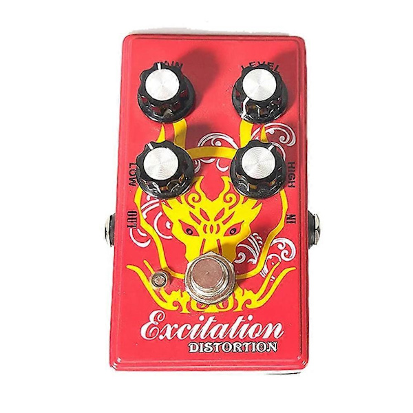 Elektrisk Gitarr Effekt Brittisk Distortion Effektpedal Inbyggd FET Transistor, Distortion Ton Gitarrpedal
