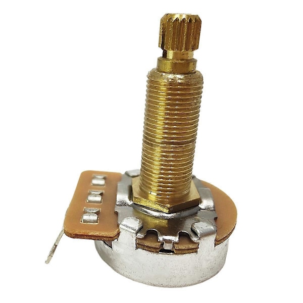 Potentiometer Splined Liten Pot Elgitarr Bas Effektförstärkare Ton Volym 28mm A500K
