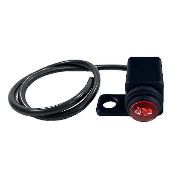 Uppgraderad Vattentät Knapp Strömbrytare Spot Light Led På Av Strömbrytare För Motorcykel Left 2 Switch With Light