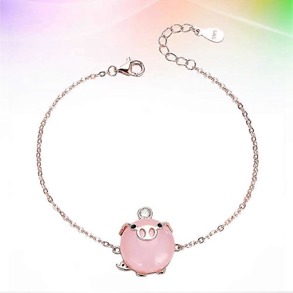 Gris Armband Smycken Tecknat Armband Gris Kedjearmband Litet Gris Smycke för Kvinnor Flicka