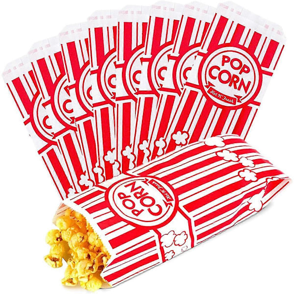 Paperiset Popcorn-pussit, tiiviit rasvankestävät popcorn-pussit juhliin