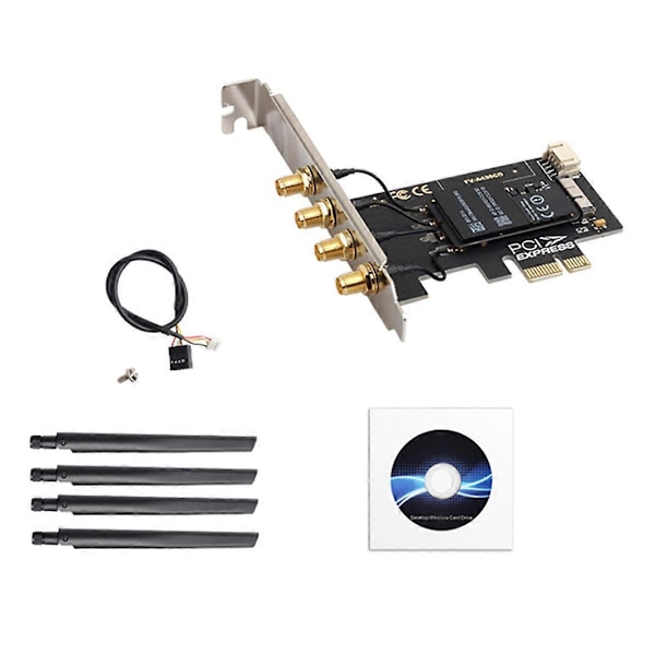 BCM94360CD Hackintosh PCIE Trådlös Adapter 1750Mbps,