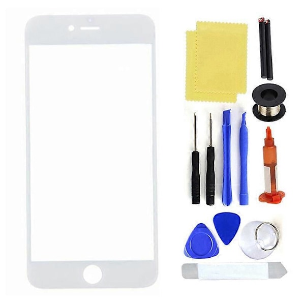 Hållbar Ersättningsverktygssats för Telefonskärm Digitizer Kompatibel iPhone 7/7p/8/8p/se2 White for iPhone SE2