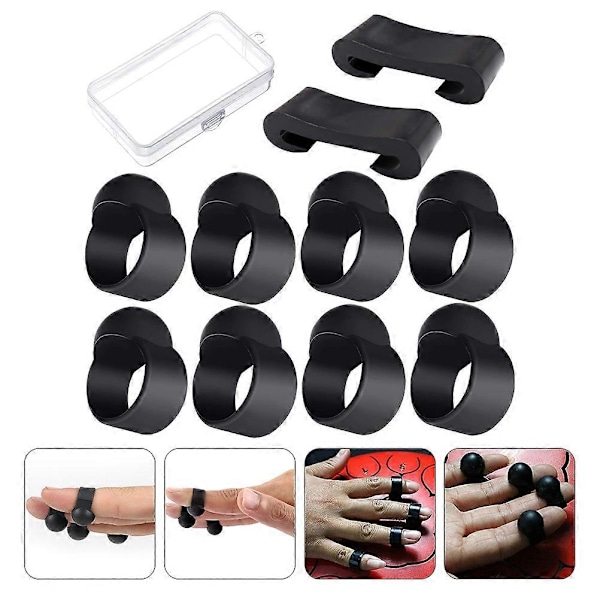 10 st Boxo Tools Handpan Fingerplektrum Fingerskydd Trumma Fingerplektrum Kit Trumma Fingerverktyg Knackande Fingerplektrum