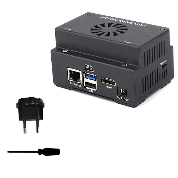 1 kpl NANO MINI -sovitin + jäähdyttimen sarja EU-pistoke