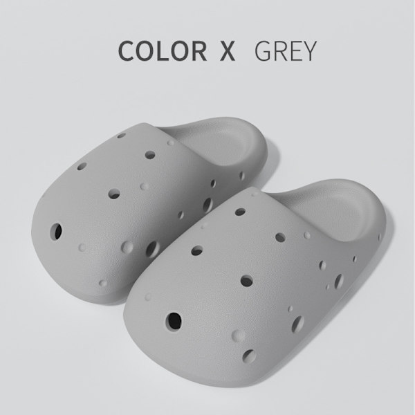 global Hot Sale Tecknade Osttofflor Tjock Sula Halkfria Tjejtofflor grey 40-41