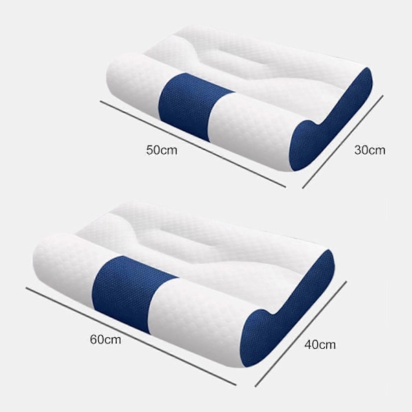 Sommer Kølepude Langsom Rebound Elastisk Nakkesmerte Lindring Sovende Pude Forbedre Cirkulation Vaskbar Cervikal Støtte Komfort Side Ryg Sovende P Green S