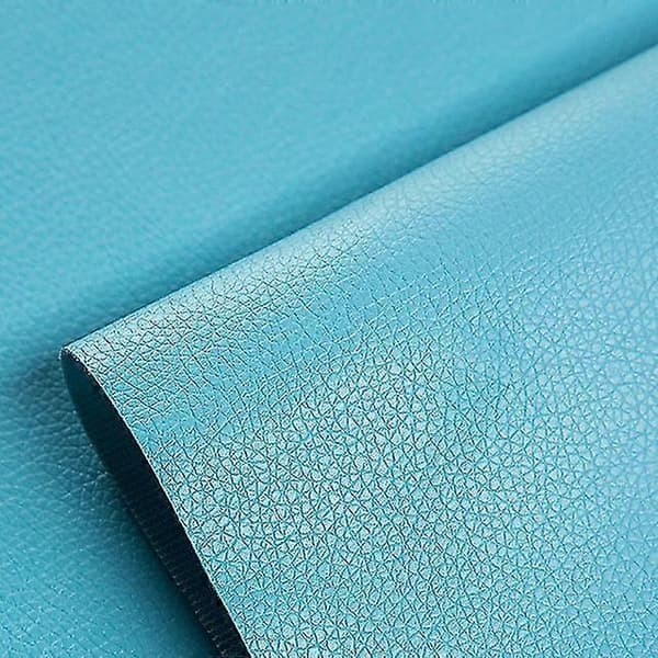34-farvers selvklæbende læderreparationslap, til sofaer, møbler og stole light blue 20*30cm
