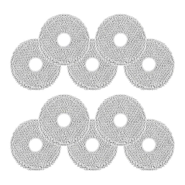 10-pack moppar för / X10+ dammsugarrobot, tvättbara