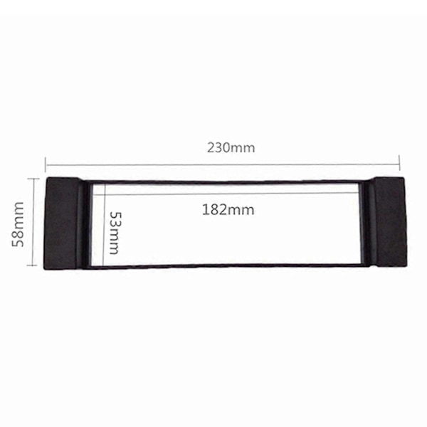 2 st Fascia 1 Din Ram för Seat Stereo Facia Panel Instrumentbräda