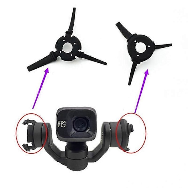 Gimbal Sido Oskurna Gummidämpare för Mini 3 Pro Vänster & Höger Del