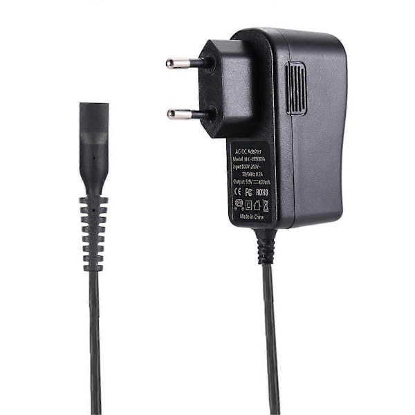 12V 0.4A Strömadapter för Braun Elektrisk Skäggtrimmer EU-kontakt
