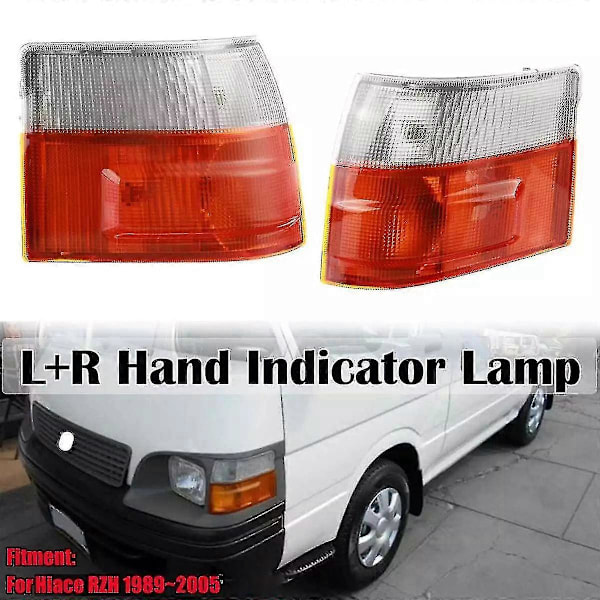Vänster/höger Led Sidomarkeringshörna Blinkers Ljus Signal Lampa Indikator Bil Lampor För Hiace 198