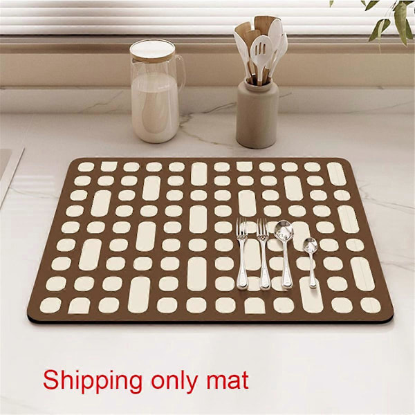 Disk Torkmatta Vattenabsorberande Kaffemaskinmatta Snabbtorkande B