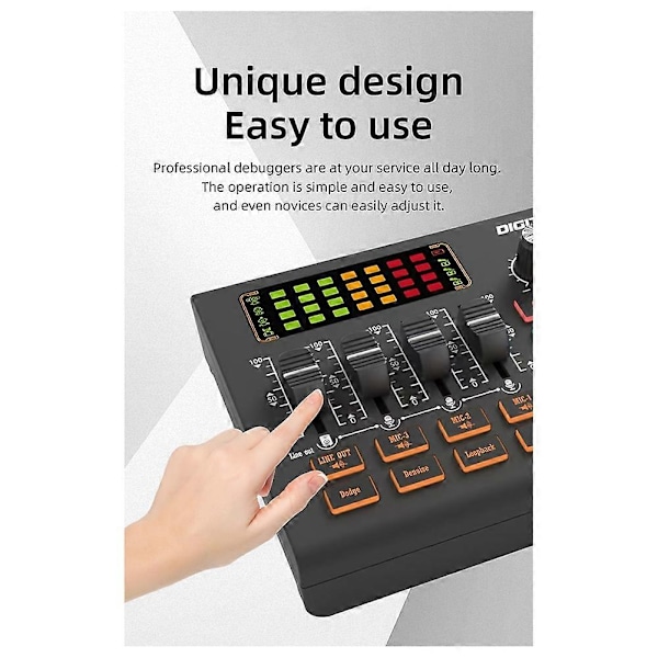 SX10 Mixer Ljudkort Live Mobil Dator Spelinspelning Live