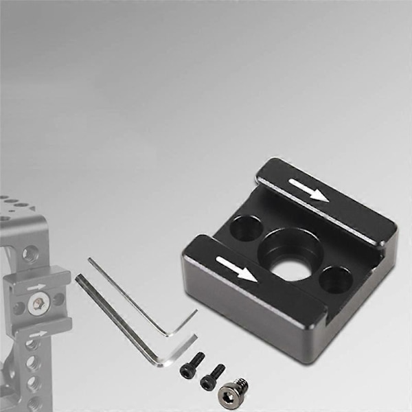 1 Set 1/4 Gänga Kall Blixtsko Adapter för DSLR Kamera Cage Rig