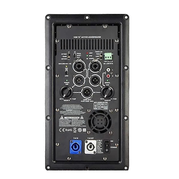 K12A Professionell Digital Effektförstärkarmodul 1000W Aktiv Klass D