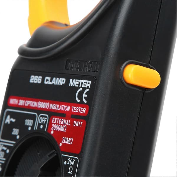 Digital klemmemeter håndholdt ammeter voltmeter elektronisk multimeter måleverktøy DT266