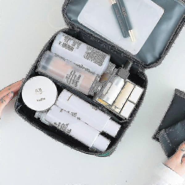 Pu Kvinder Bærbar Opbevaring Makeup Taske Rejse Izer