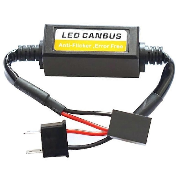 2st 9V-36V H1 H4 H7 9005/9006/9012 LED-dekoder Billampor INGET Fel Canbus-kabel Varningsavstängare Dekoder