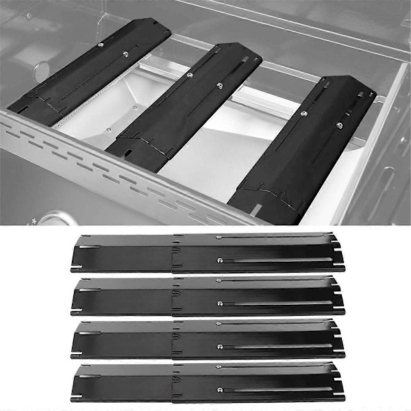 4 Par Justerbara Grill Värmeplåtar Skydd För Skyddstält Brännare, A