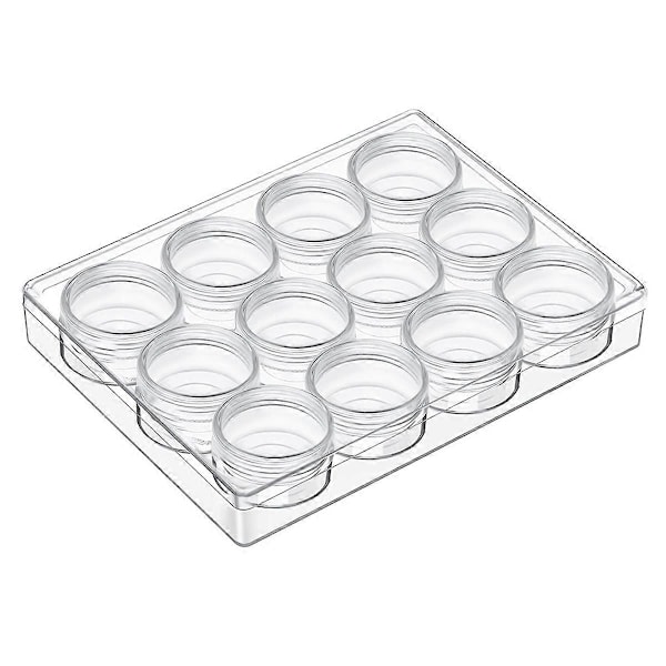 Pärlorganisator Pärlförvaringsbehållare Set (1,5 x 1,5 x 0,79 tum)