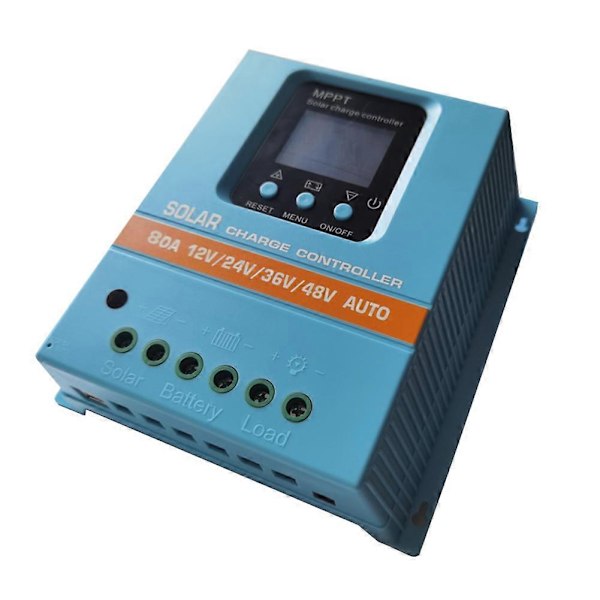 MPPT Solarladdningsregulator 12V 24V 36V 48V LCD-display 80A