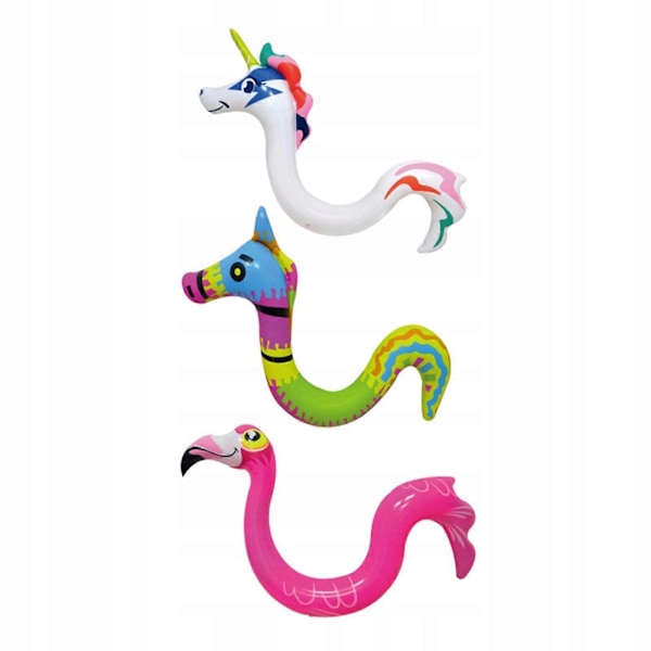 PVC Uppblåsbar Leksak Pool Noodle Sommar Tecknad Uppblåsbar Drake