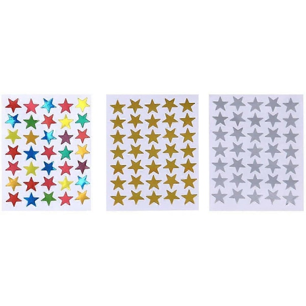30 ark stjerneklistermærkesæt til børn, selvklæbende stjerner til gør-det-selv scrapbooking, kortdekoration, gave