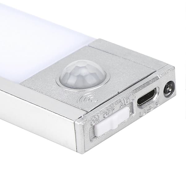 LED bevægelsessensorlampe til underskab USB-opladning til køkkenskab Hvidt lys