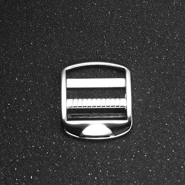 10 st Glidspännen Zinklegering Väska Rem Justeringsspännen för Ryggsäck Axelväska Resväska (Silver, 24mm)